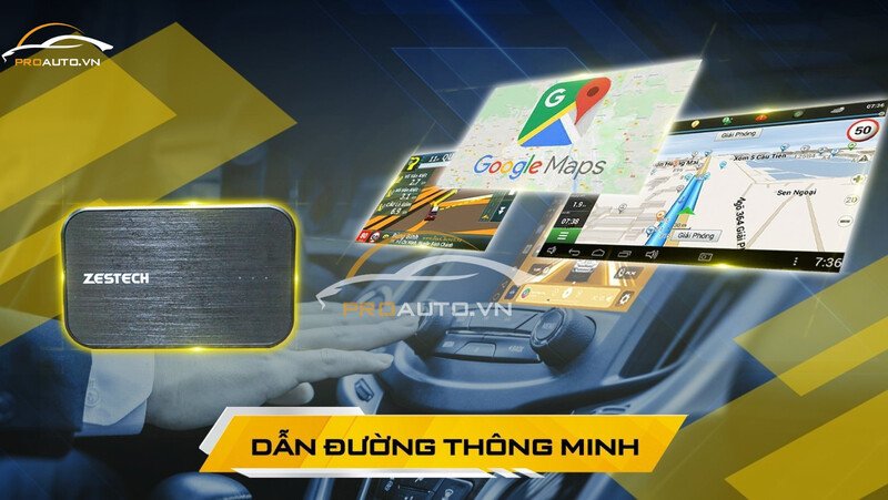 Tính năng dẫn đường thông minh của Android Box trên ô tô