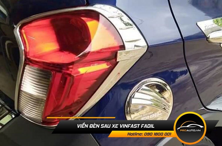 Viền đèn sau xe Vinfast Fadil tạo điểm nhấn độc đáo