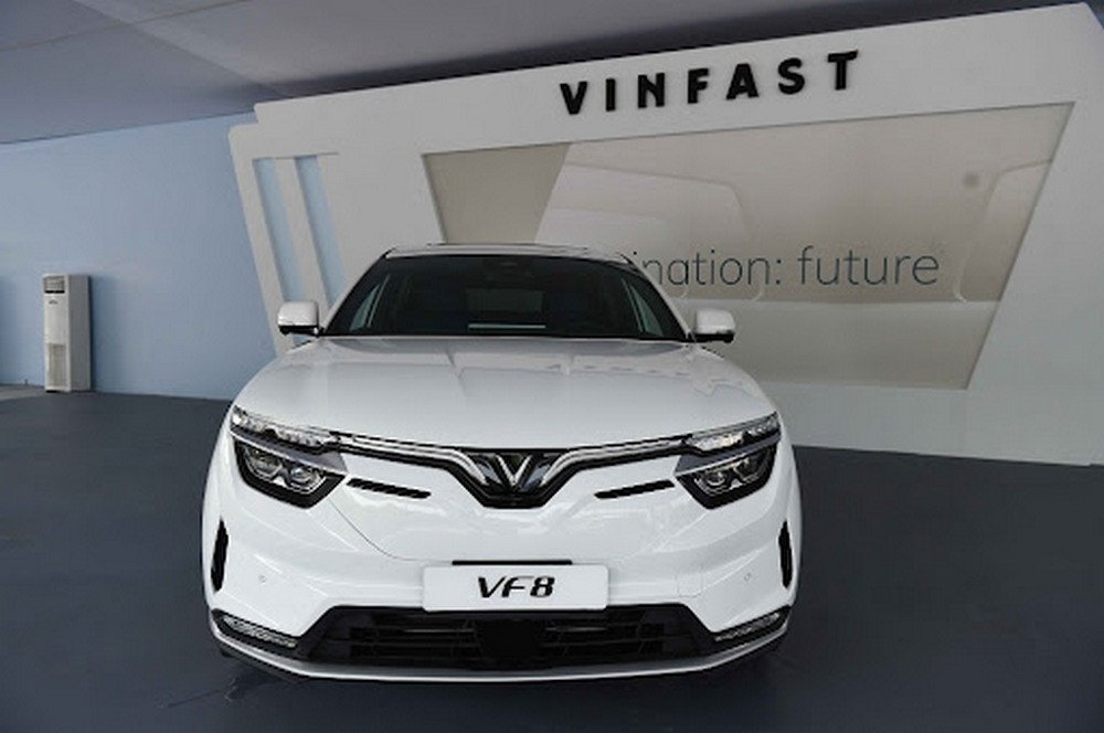 VinFast VF 8 ra mắt tại triển lãm xe điện ở Mỹ, thể hiện bước tiến của hãng xe Việt