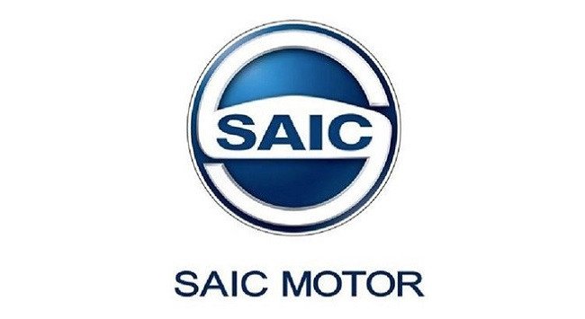 Vô lăng cách điệu trên logo SAIC Motor