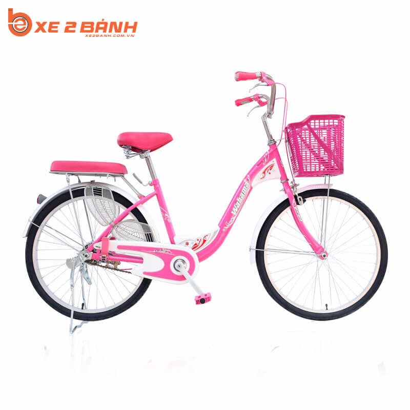 Xe đạp Hello Kitty VHBIKE 24 inch màu hồng nữ tính
