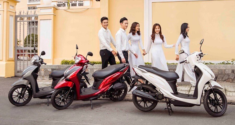 Xe máy 50cc mới nhất được học sinh yêu thích