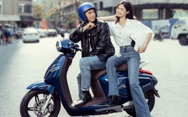 Xe máy điện VinFast Klara S với các màu sắc đa dạng, biểu tượng sự tinh khiết và sang trọng