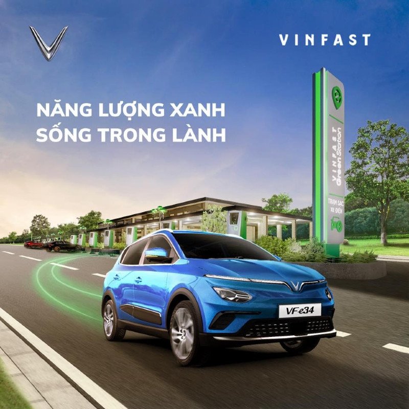 Xe ô tô điện VinFast VF e34 - Lựa chọn cho phong cách sống xanh, trong lành