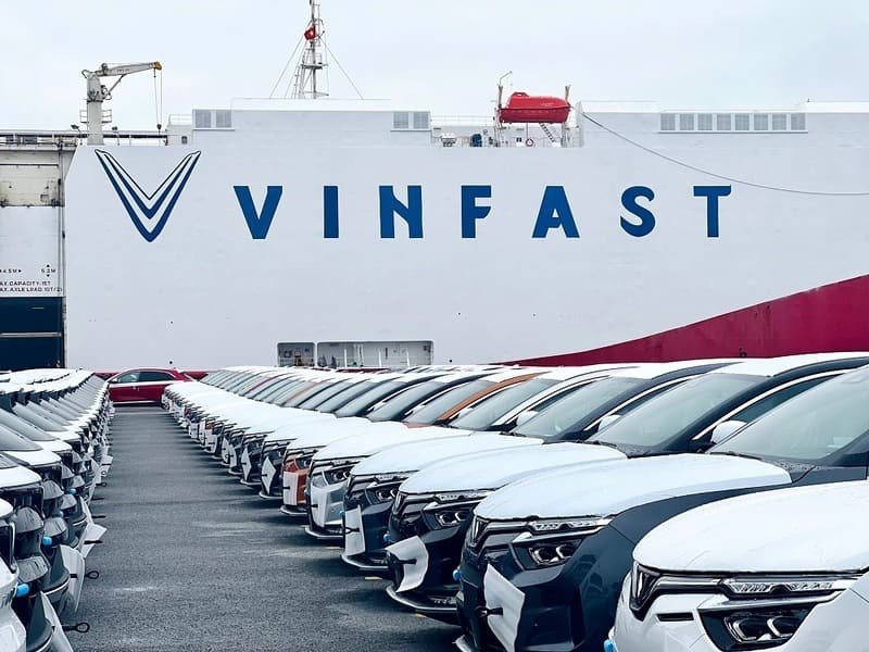 Xe VinFast ở Mỹ xuất khẩu xe điện