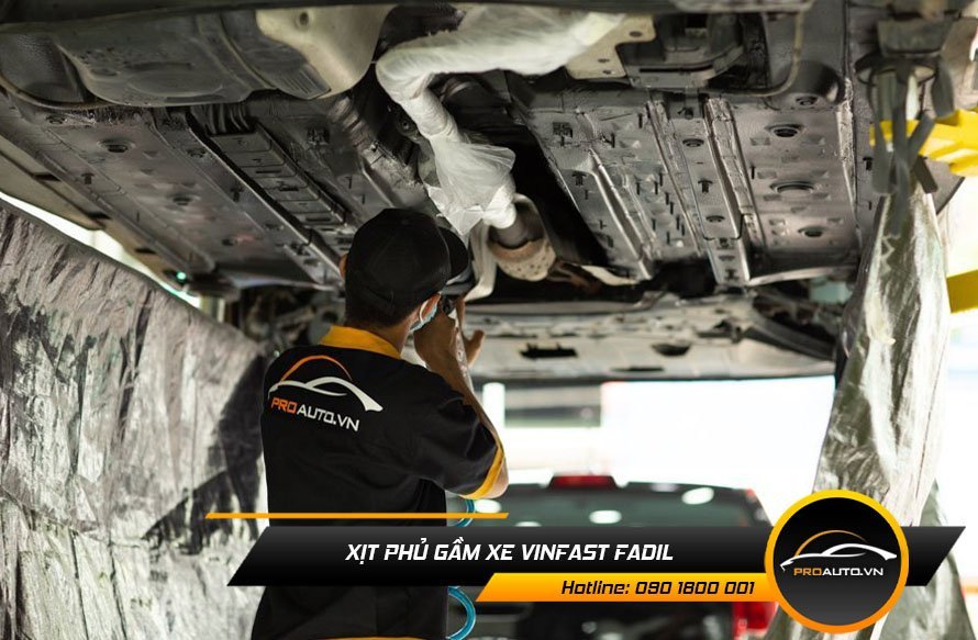 Xịt phủ gầm xe Vinfast Fadil bảo vệ khung gầm bền bỉ