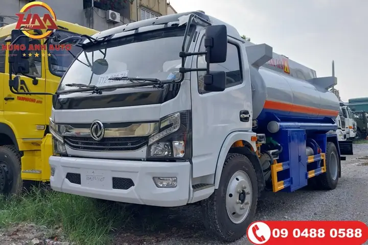 Xe Ô Tô Xitec Chở Xăng Dầu 6 Khối Dongfeng D7