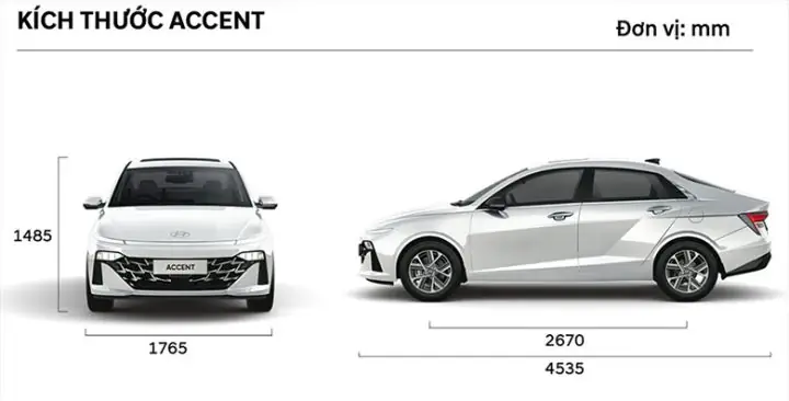 Kích Thước Xe Ô Tô Accent Chuẩn Xác Và Chi Tiết Từng Phiên Bản Kích Thước Xe Ô Tô Accent Chuẩn Xác Và Chi Tiết Từng Phiên Bản