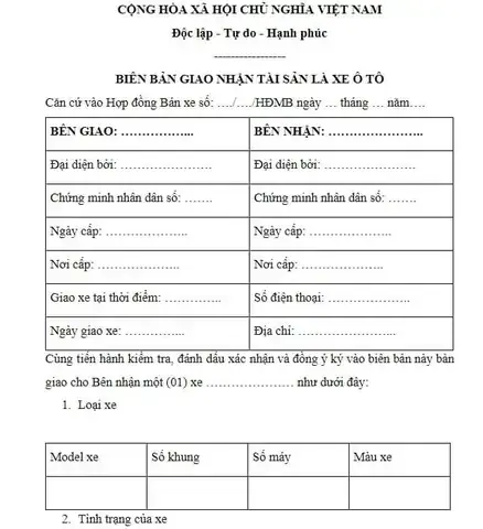 Sử Dụng Biên Lai Không Có Số Thứ Tự