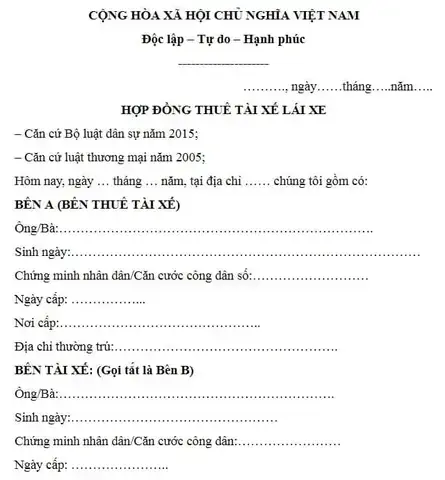 Hợp Đồng Giao Khoán Xe Ô Tô Là Gì? Hợp Đồng Giao Khoán Xe Ô Tô Là Gì?