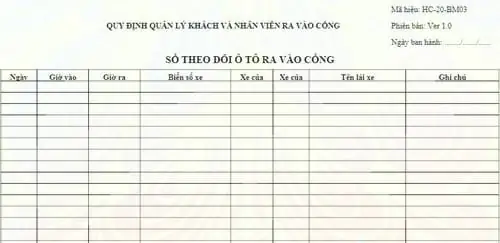 Mẫu Sổ Nhật Ký Xe Ô Tô: Hướng Dẫn Chi Tiết & 5 Mẫu Tải Về Miễn Phí