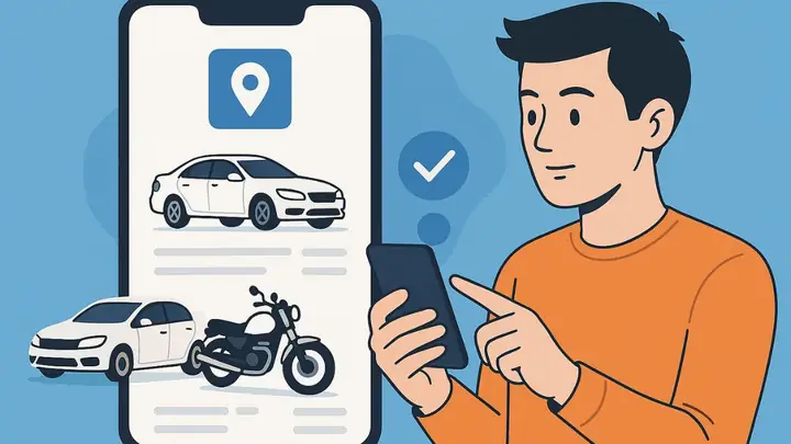 Kinh Nghiệm Thuê Xe Tự Lái An Toàn Qua App