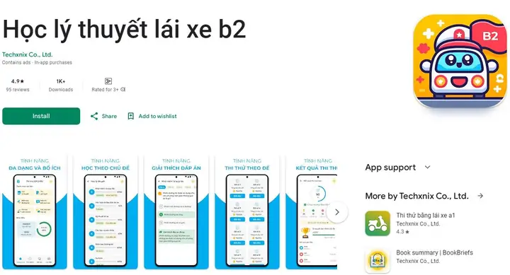 Học Lý Thuyết Lái Xe B2
