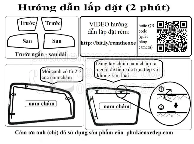 Hướng Dẫn Lắp Đặt Rèm Che Nắng Theo Xe Xe Ô Tô Chevrolet Trax