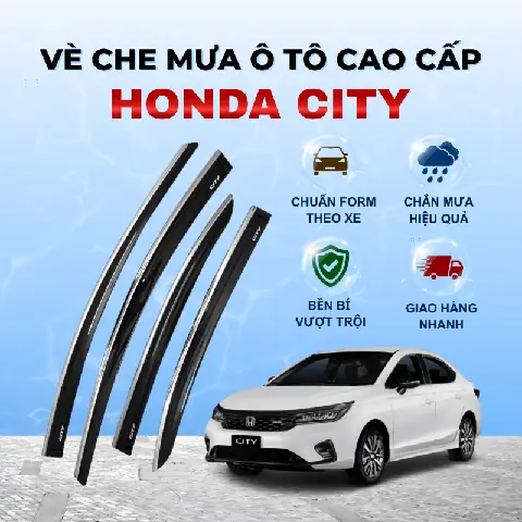 Vè Che Mưa Ô Tô Honda City Vè Che Mưa Ô Tô Honda City