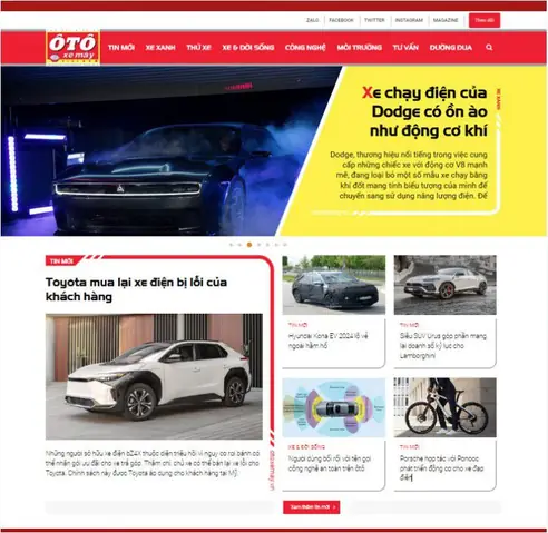 Bảng Giá Quảng Cáo Tạp Chí Otoxemay.vn Năm 2025 – Tạp Chí Điện Tử