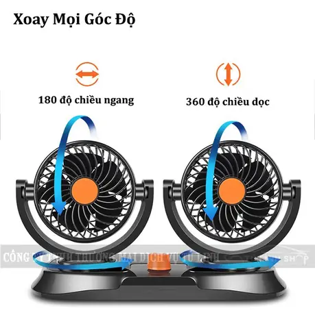 Quạt Điện 12v Xe Ô Tô