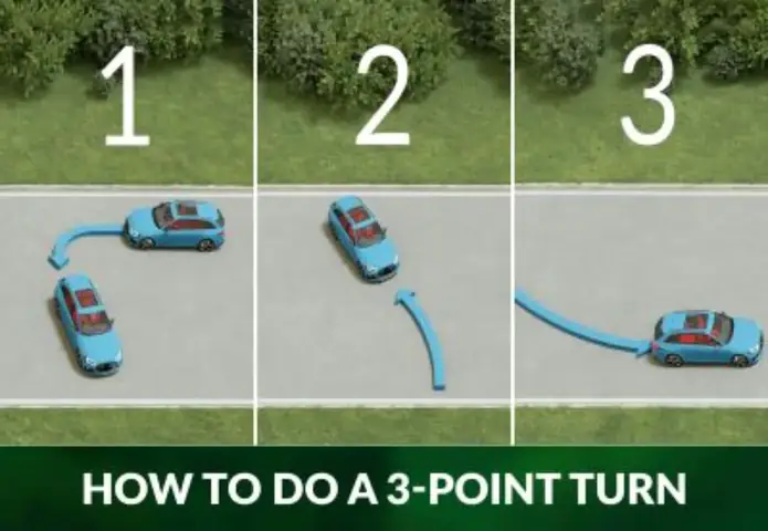 Quay Đầu 3 Điểm (three-point Turn)