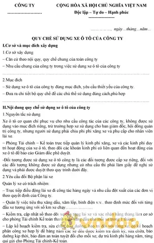 Quy Định Quản Lý Điều Hành Xe Ô Tô: Toàn Cảnh Pháp Lý & Hướng Dẫn Thực Hiện