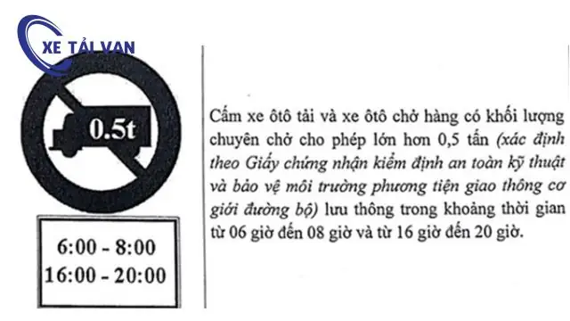 Giờ Cao Điểm Xe Tải Van Có Bị Cấm Không? Giờ Cao Điểm Xe Tải Van Có Bị Cấm Không?