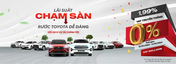Hỗ Trợ Cho Vay Mua Ô Tô Toyota Trả Góp Nhanh Gọn Và Tiện Lợi Tại Tfsvn