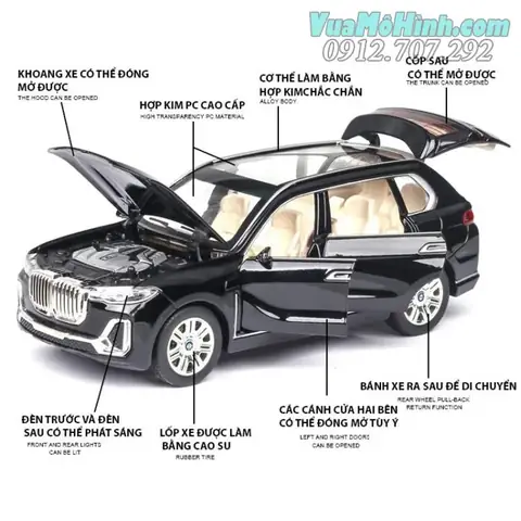 Mô Hình Siêu Xe Ô Tô 4 Bánh Bmw X7 Có Thông Số Như Nào ? Mô Hình Siêu Xe Ô Tô 4 Bánh Bmw X7 Có Thông Số Như Nào ?