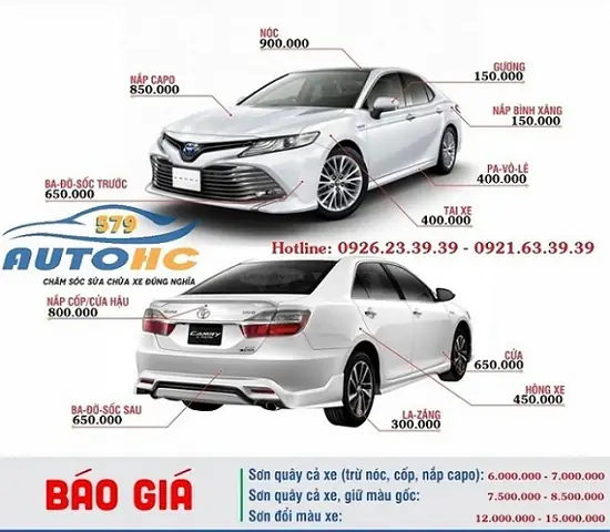 Sơn Lại Xe Ô Tô Ở Đâu