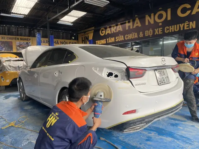 Sơn Xe Ô Tô Uy Tín Ở Long Biên