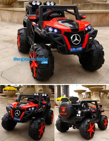 Xe Ô Tô Điện Trẻ Em Lb-688 Màu Đỏ