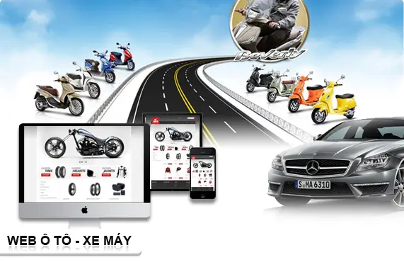 Thiết Kế Website Ô Tô – Xe Máy Chuyên Nghiệp, Chuẩn Seo, Giá Tốt Nhất