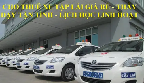 Dịch Vụ Thuê Xe Ô Tô Tập Lái: Bổ Túc Tay Lái, Luyện Xe Số Sàn, Số Tự Động