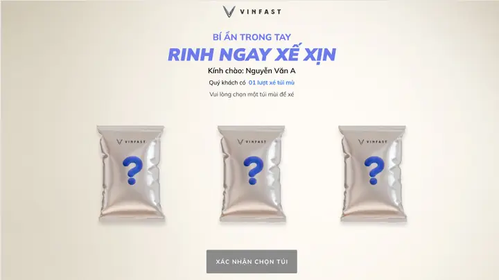 Trúng Giải Thưởng Xe Đạp Ô Tô Điện