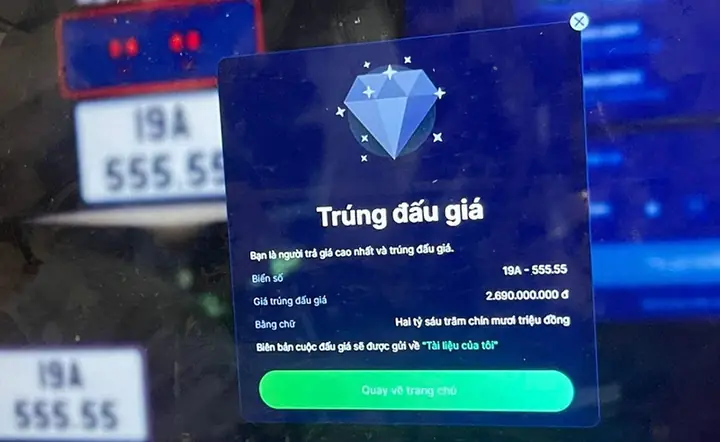 Bước 4: Thanh Toán Đầy Đủ Số Tiền Trúng Đấu Giá