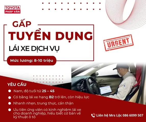 Tuyển Dụng Độ Xe Ô Tô: Cơ Hội Nghề Nghiệp Cho Dân Đam Mê Xe Hơi Tuyển Dụng Độ Xe Ô Tô: Cơ Hội Nghề Nghiệp Cho Dân Đam Mê Xe Hơi