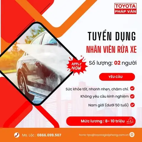 Phân Tích Nhu Cầu Tuyển Nhân Viên Rửa Xe Ô Tô Tại Hà Nội: Bối Cảnh Và Thách Thức