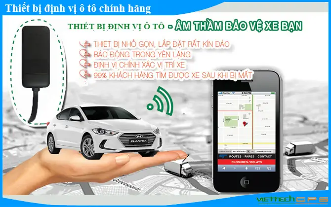 Lắp Thiết Bị Định Vị Cho Xe Ô Tô