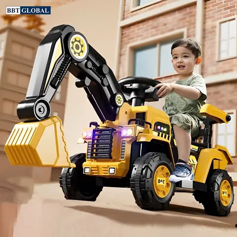 Xe Ô Tô Điện Cần Cẩu Có Tay Đẩy Bbt-611 – Dành Riêng Cho Bé Từ 1–5 Tuổi Xe Ô Tô Điện Cần Cẩu Có Tay Đẩy Bbt-611 – Dành Riêng Cho Bé Từ 1–5 Tuổi