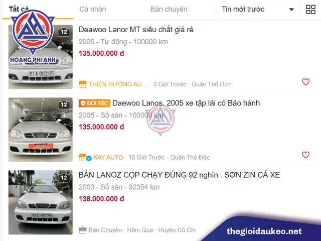 Mua Xe Lanos Daewoo Ở Đâu?