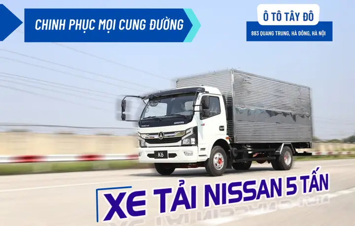 Xe Tải Nissan 5 Tấn- K6 Đồng Vàng