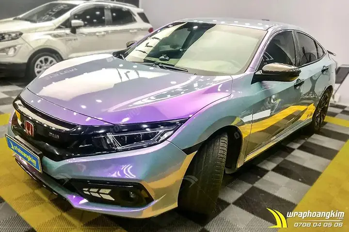 Dán Decal Ô Tô Candy Bóng Nổi Bật