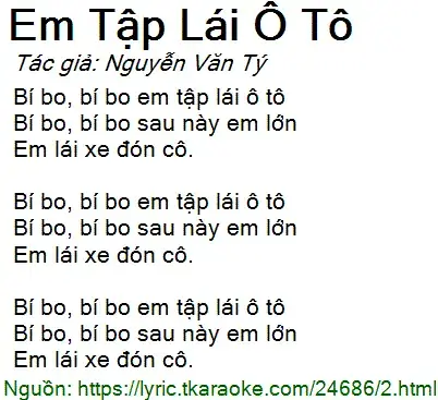 Bài Hát "em Lái Xe Ô Tô": Hành Trình Giáo Dục An Toàn Giao ...