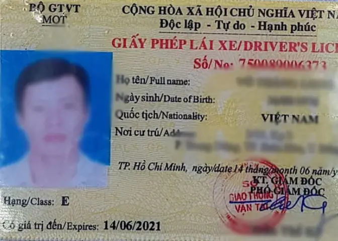 Bằng Lái Xe Hạng E