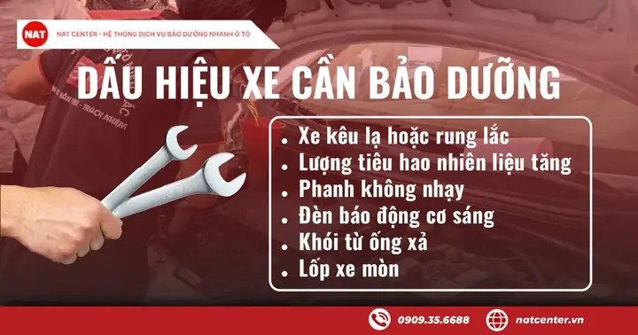 Dấu Hiệu Cho Thấy Xe Cần Bảo Dưỡng Trước 10.000km