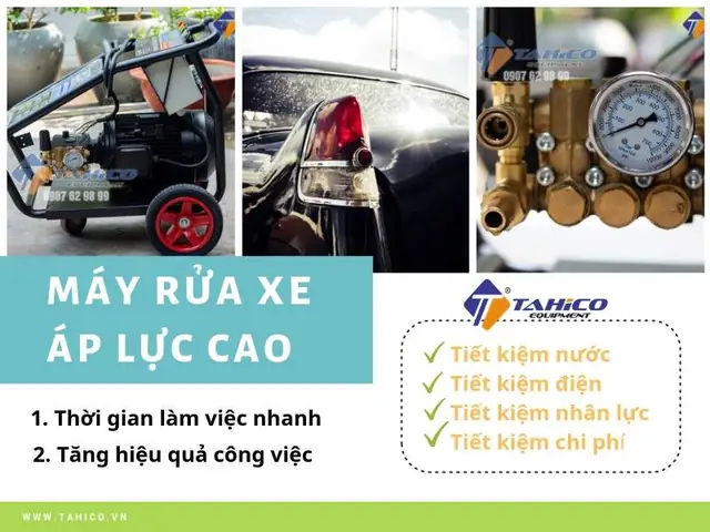 Giá Máy Xịt Rửa Xe Cao Áp