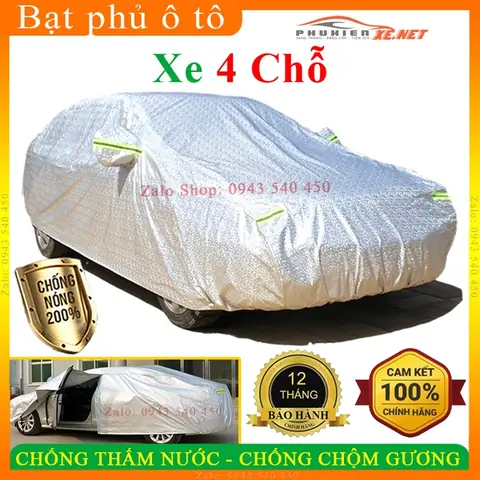 Bạt Che Phủ Xe Ô Tô 5 Chỗ Cao Cấp Chống Nóng - Phukienxe Bạt Che Phủ Xe Ô Tô 5 Chỗ Cao Cấp Chống Nóng - Phukienxe