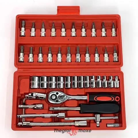 Bộ Dụng Cụ Sửa Xe Mini (46 Chi Tiết ) Chất Lượng, Nhỏ Gọn