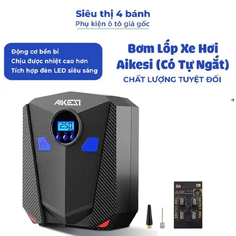 Bơm Lốp Ô Tô Aikesi Nhật Bản Chính Hãng – Gia Dụng Chính Hãng