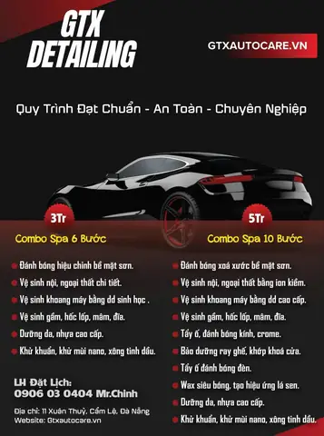 Gtx Auto Care Uy Tín Số 1 Tại Đà Nẵng