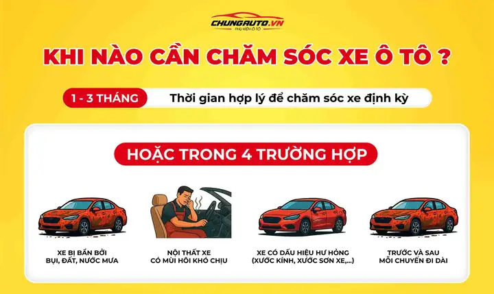 Khi Nào Cần Chăm Sóc Xe Ô Tô? Khi Nào Cần Chăm Sóc Xe Ô Tô?