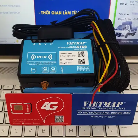 Định Vị 4g Vietmap At68 - Lắp Đặt Camera Hành Trình & Định Vị Xe